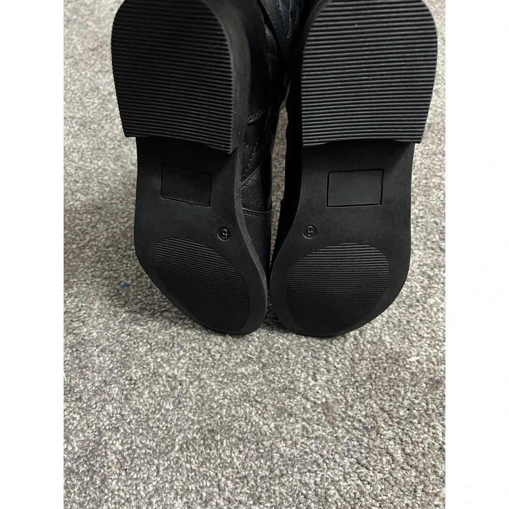 Sonoma Black Girls Knee High Boots Size 5‎ Memory Foam